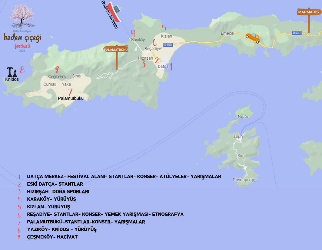 2025 Badem Çiçeği Festivali Programı