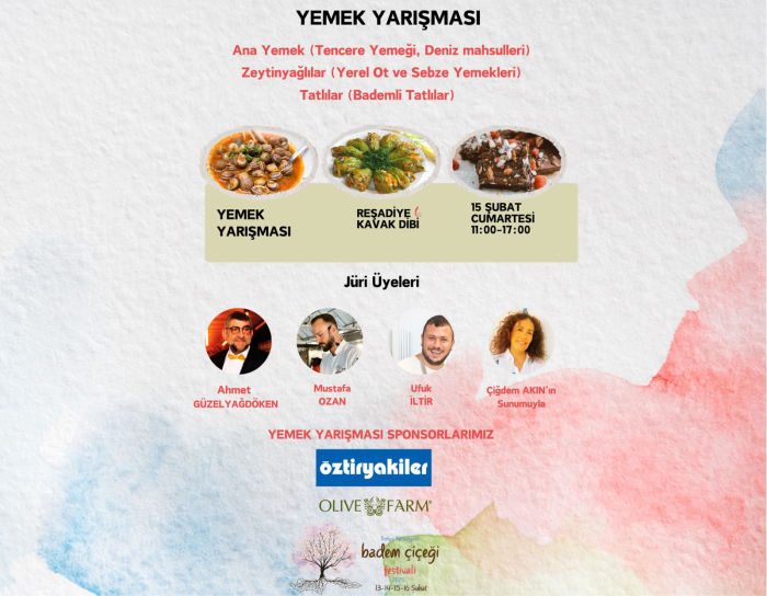 Badem Çiçeği Festivali Yemek Yarışması