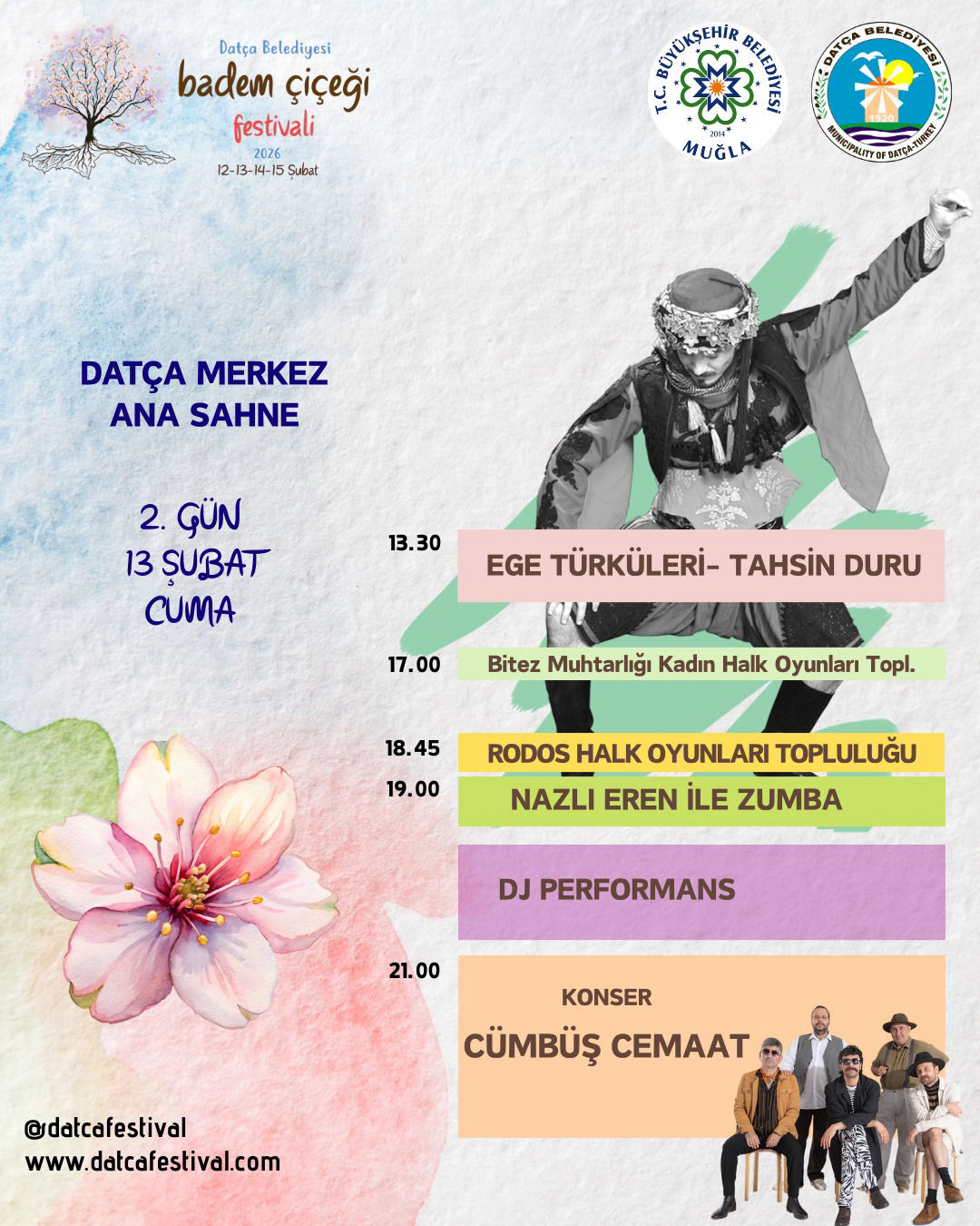 2026 Badem Çiçeği Festivali Programı