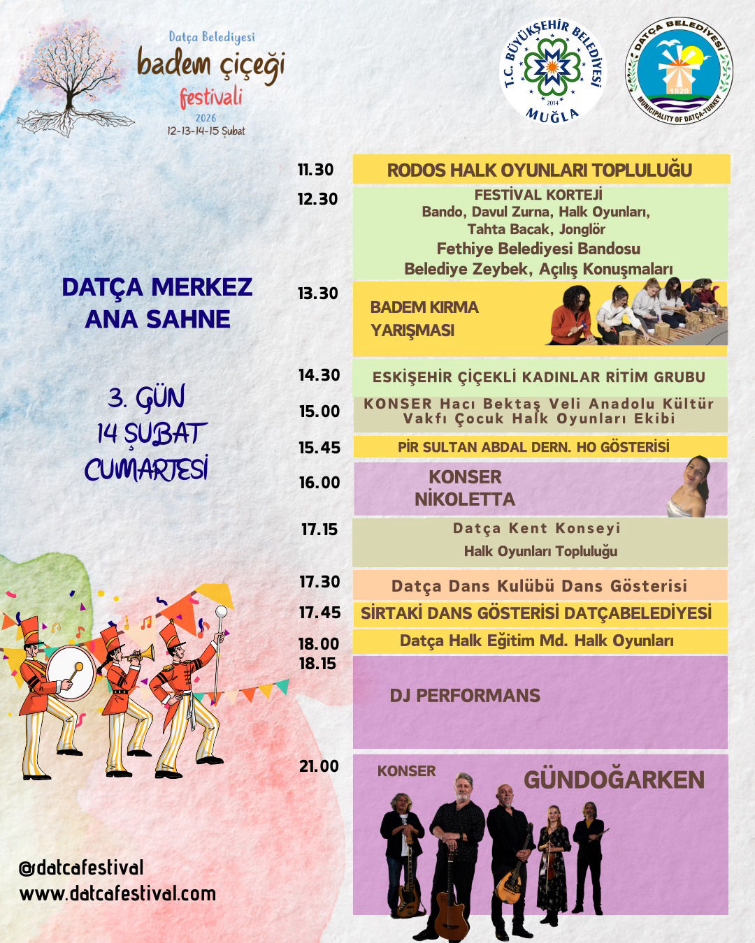 2026 Badem Çiçeği Festivali Programı