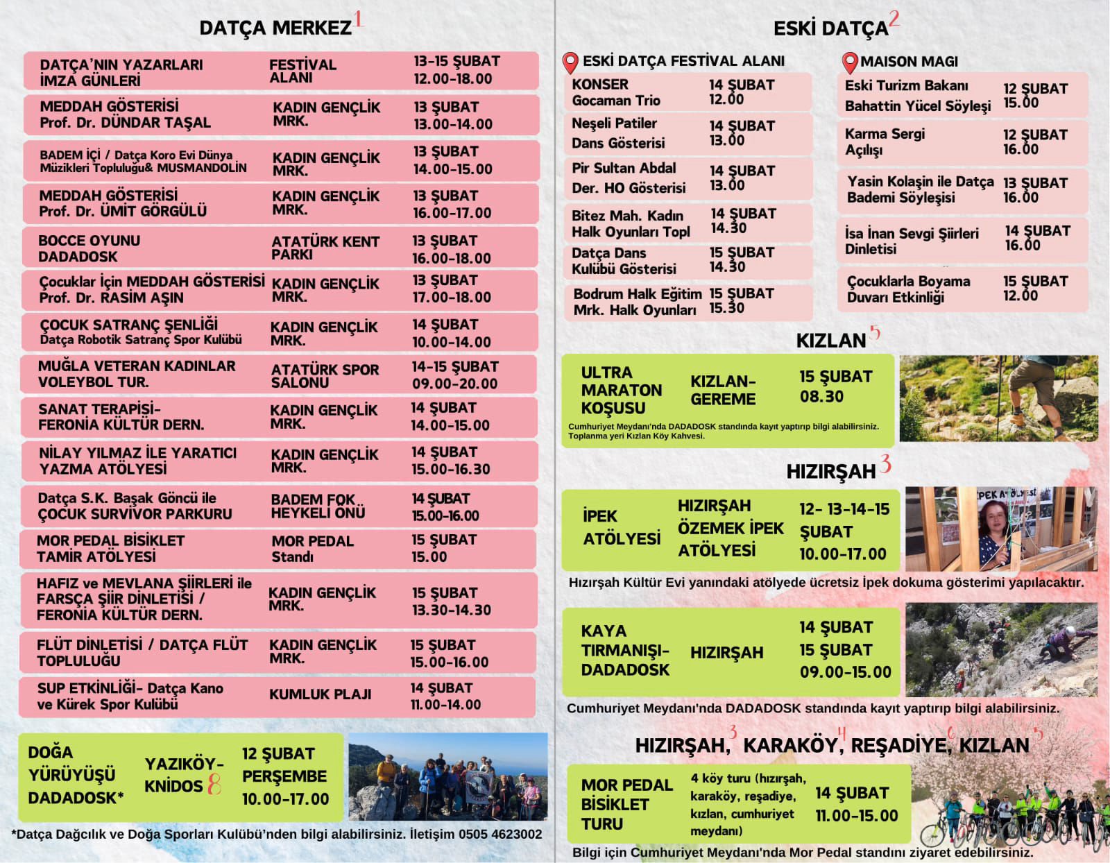 2026 Badem Çiçeği Festivali Programı