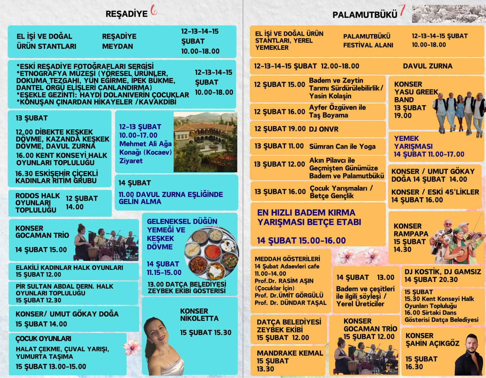 2026 Badem Çiçeği Festivali Programı