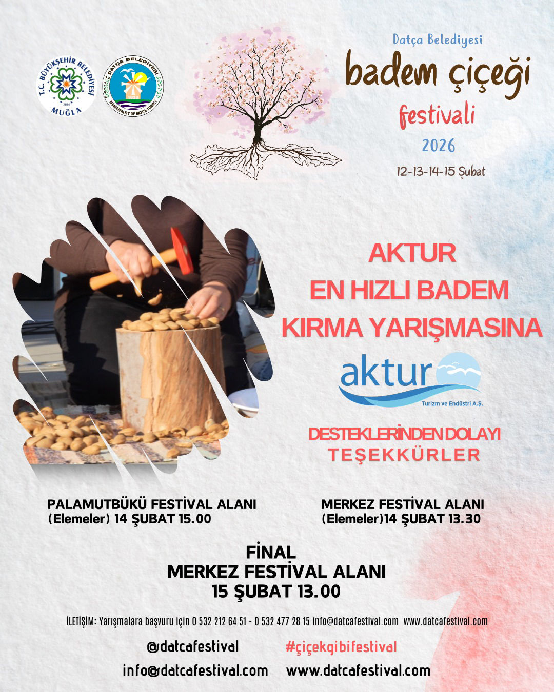 En hızlı Badem Kırma Çiftçi Yarışmaları